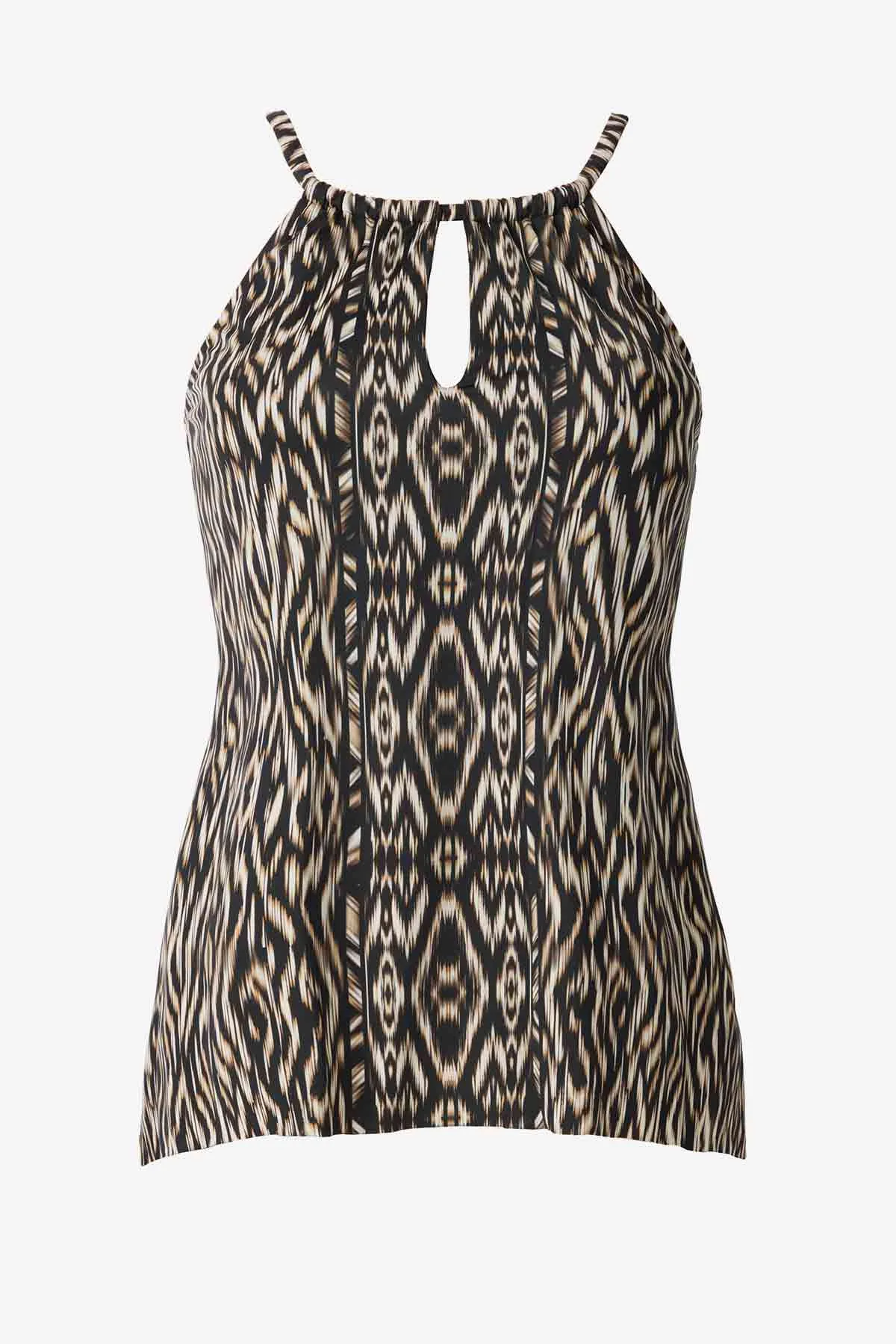 Plus Size Topkapi Peephole Tankini Top