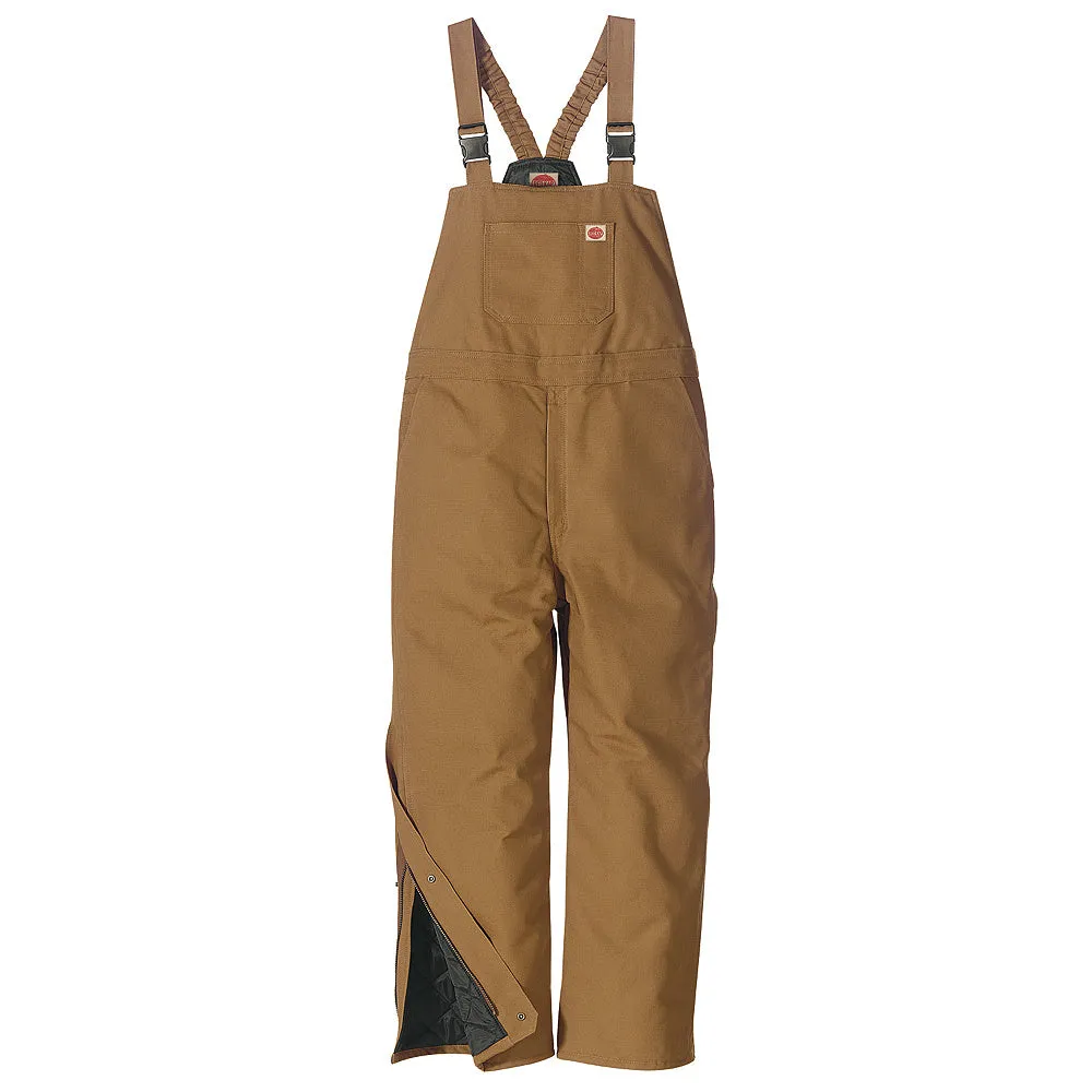 Red Kap Insulated Blended Duck Bib Overall BD30 - Brown Duck