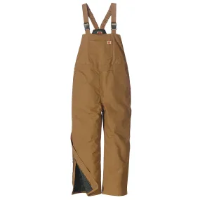 Red Kap Insulated Blended Duck Bib Overall BD30 - Brown Duck
