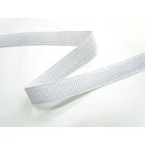 Ribbed Non-Roll Elastic (20mm) - White