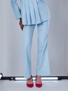 Sky Blue Boot Cut Trouser