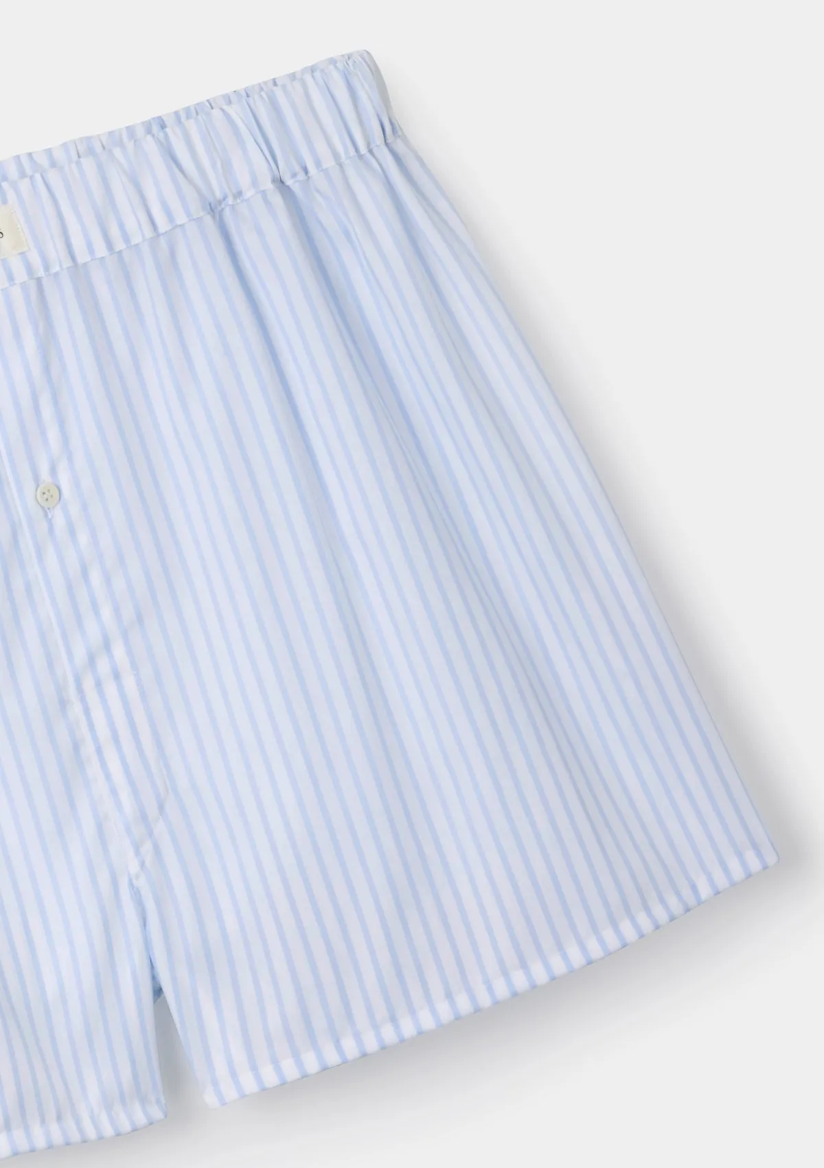 Sky Blue Stripe Cotton Boxer Shorts