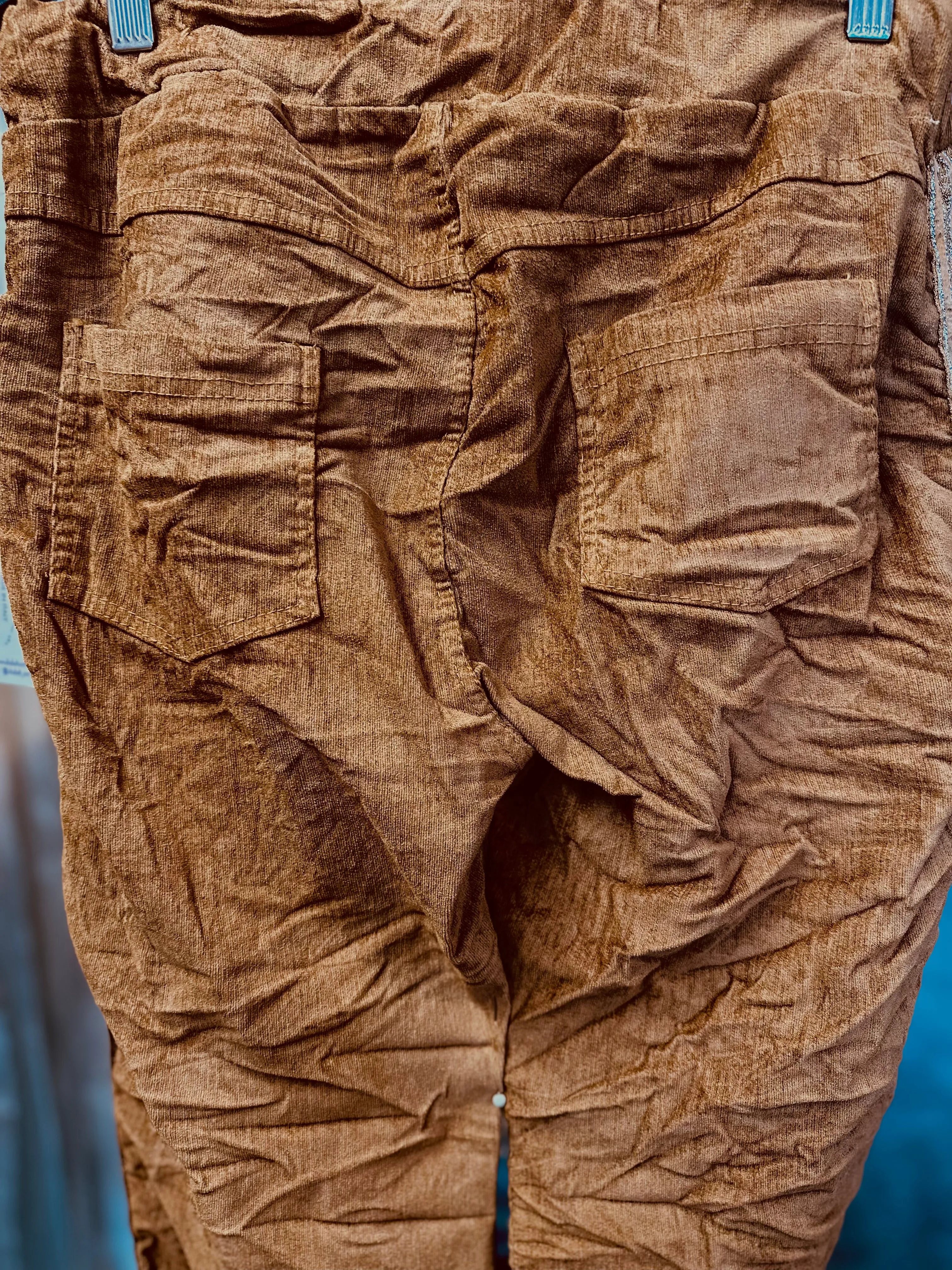 Stretch cord pants