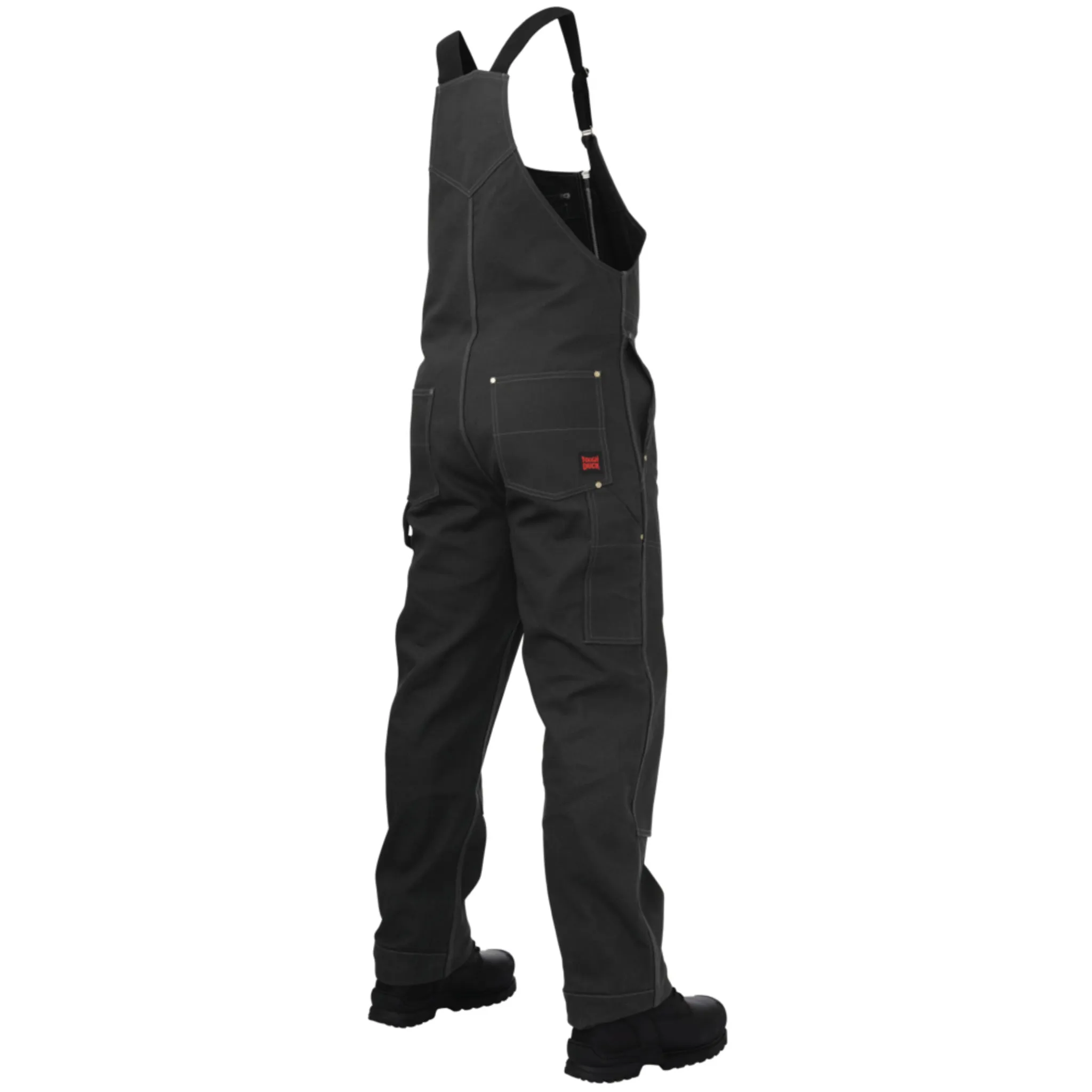 Tough Duck Men's WB04 Deluxe Unlined Bib Work Overalls - 12 oz Cotton Duck, Water-Repellent Finish, Rugged, Durable, Adjustable Straps | Sizes S-5XL