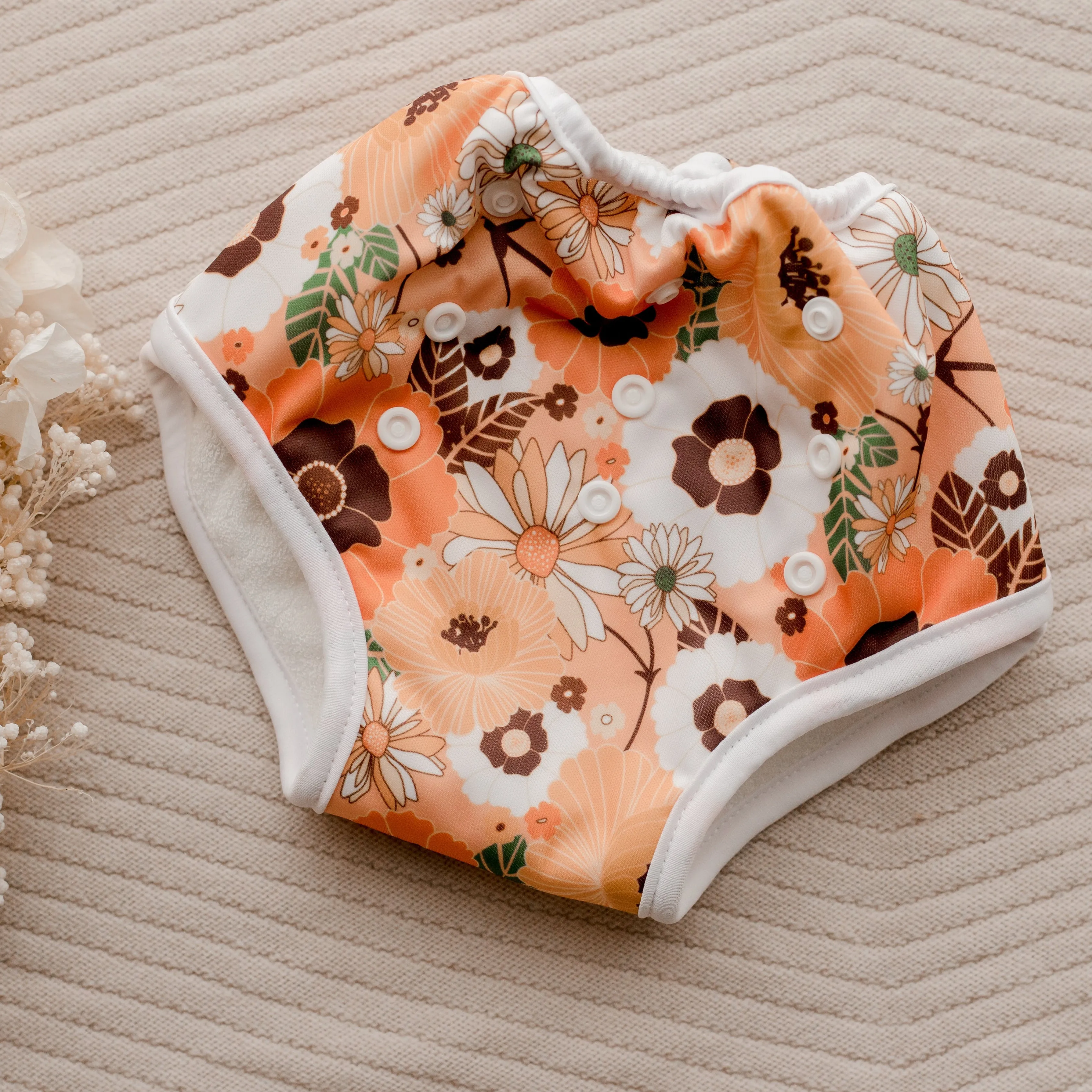 Training Pants - Retro Flowers