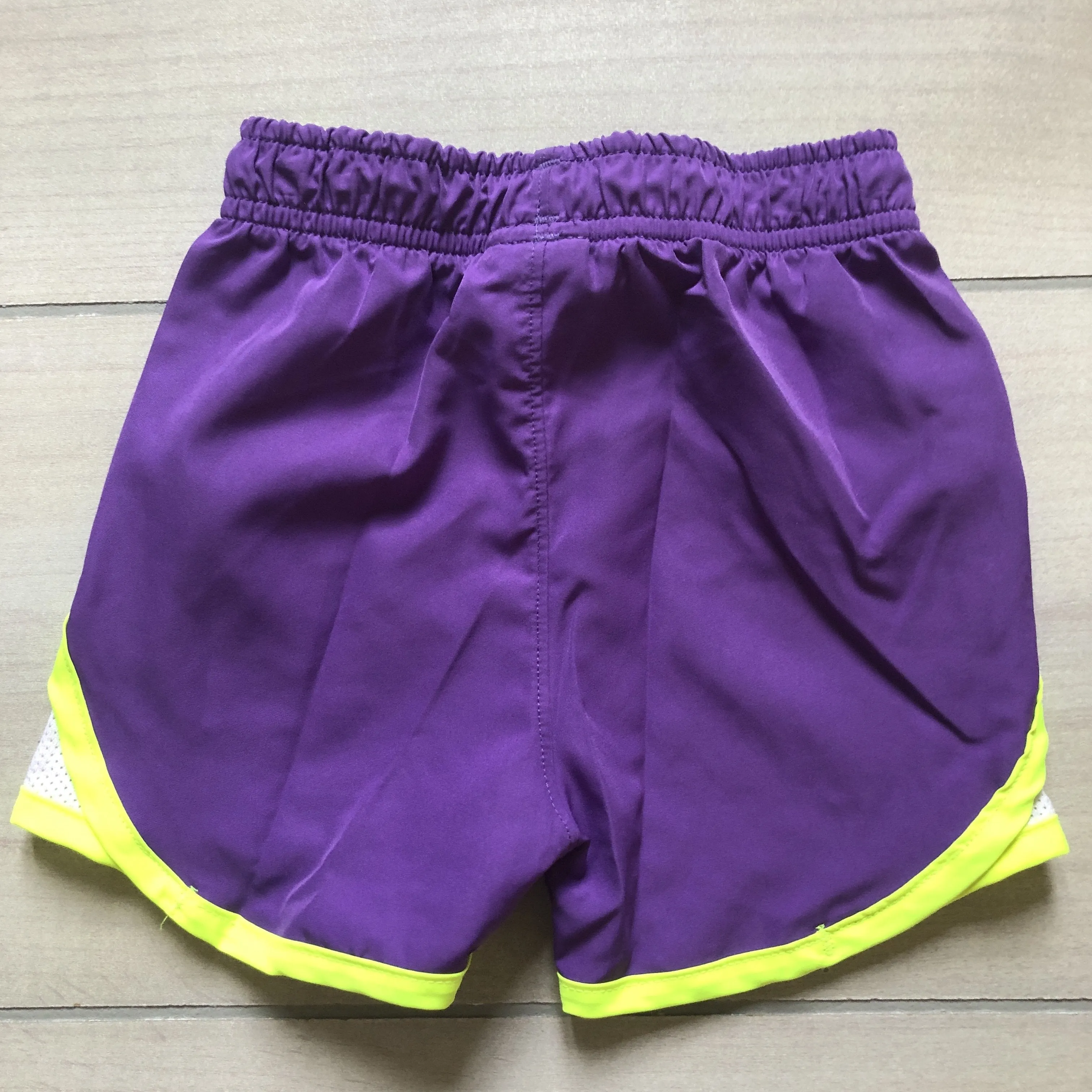 Under Armour Purple & Yellow Athletic Shorts