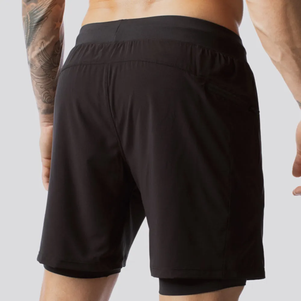 Versatile Short w/ Compression 7" (Black)