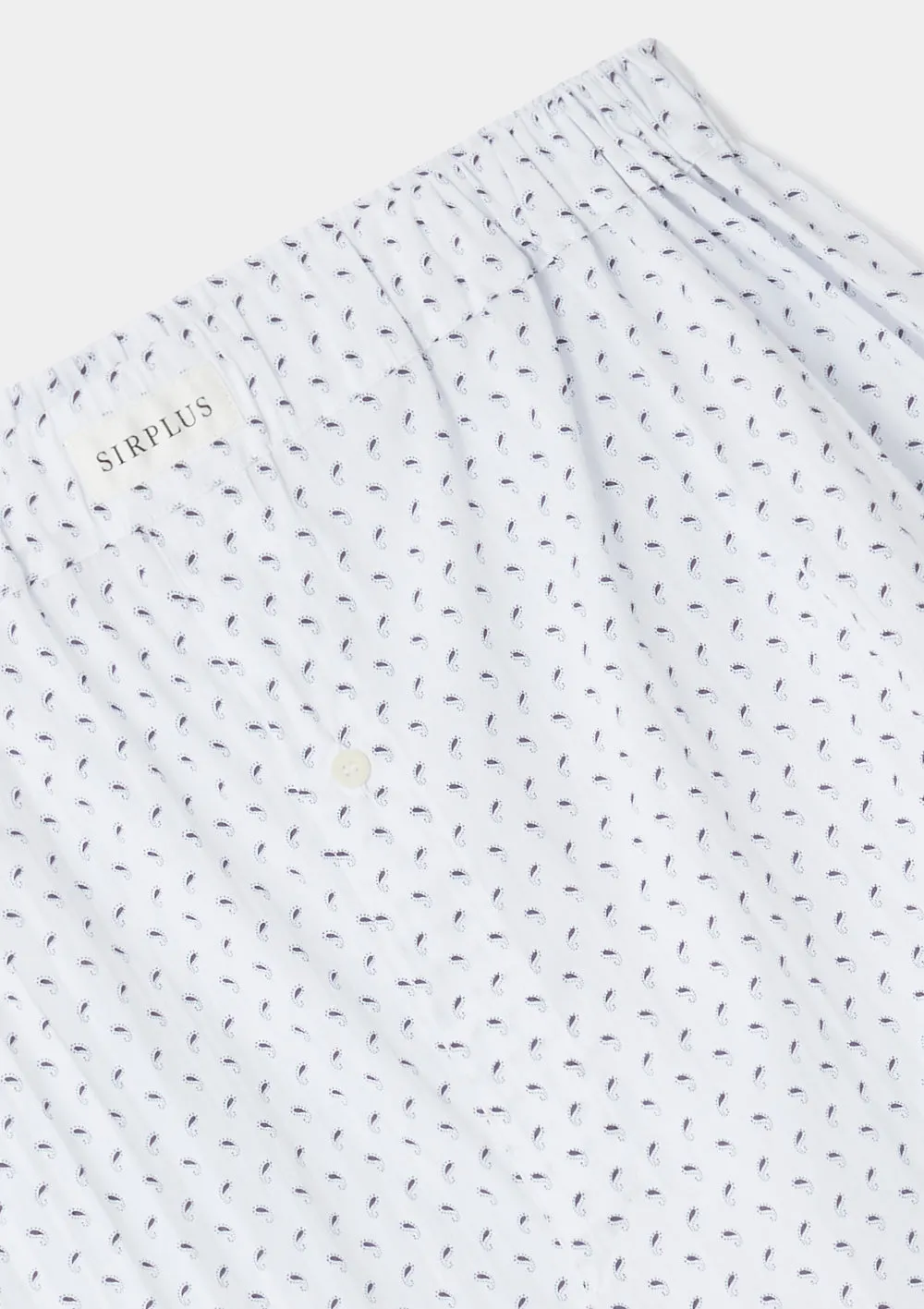 White Paisley Boxer Shorts