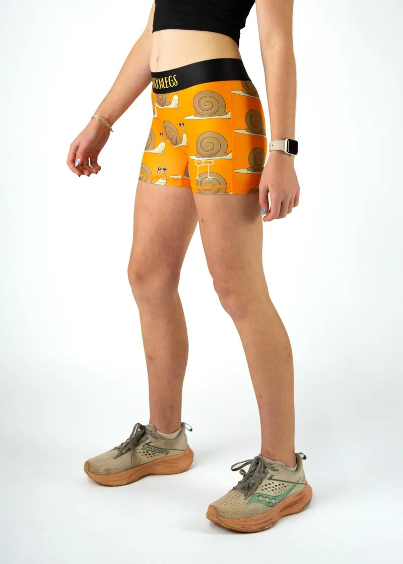 Women's Snail's Pace 3" Race Compression Shorts